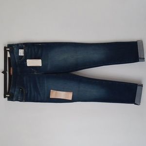 Re Creation Flexi Fit Blue Denim Jeans Elastic Waistband Style 6463KEFM3R Size 4